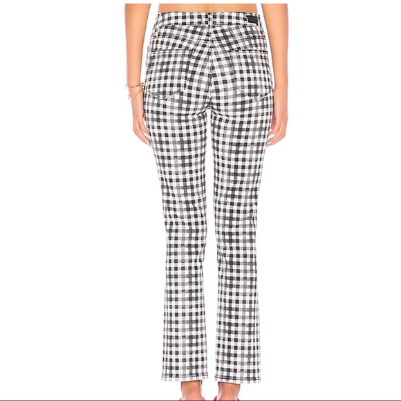 Paige Horton Straight Angle City Gingham Jean - Picture 2 of 8